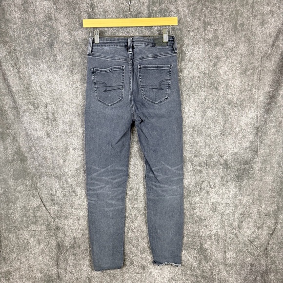 American Eagle Outfitters Gray Ankle Jeans - Picture 2 of 10